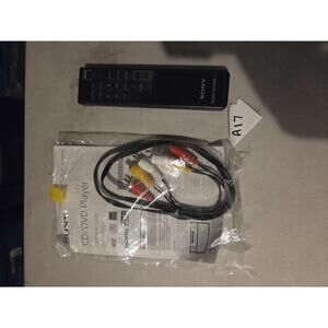 Sony CD/DVD Player DVP-SR510H Remote + VGA Cable | Manual